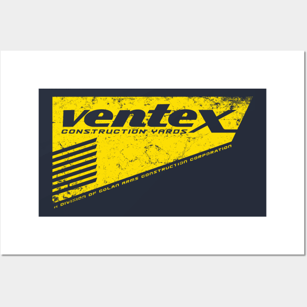 VenteX Construction Yards Wall Art by MindsparkCreative